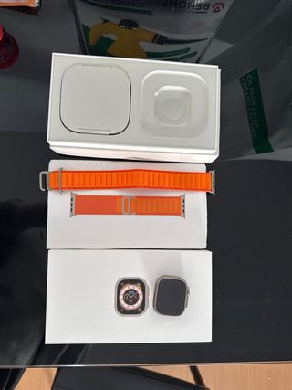Apple Watch Ultra 49mm Caja + Correa Naranja