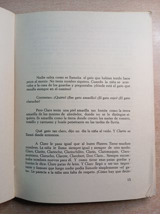 Historias de Clarito. María Josefa González-Haba.