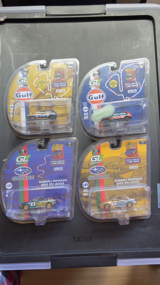 Lote 4 Coches Colección Greenlight