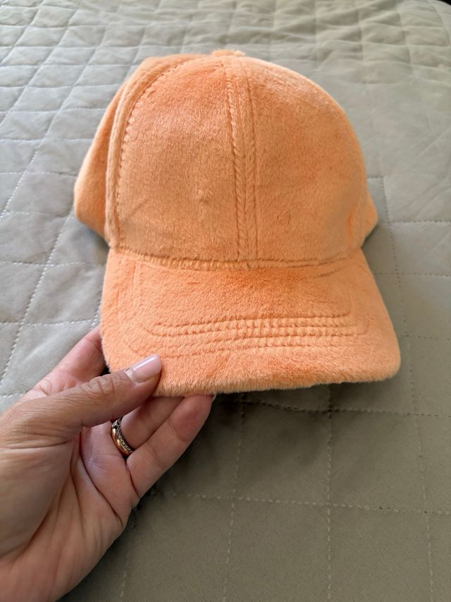 Cappello in pile taglia unica arancione