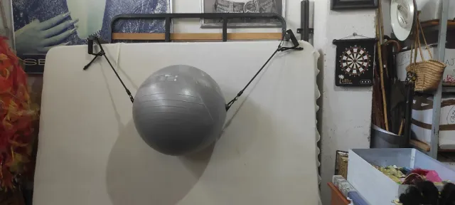 Pelota deportiva gris,especial pilates,gimnasia...