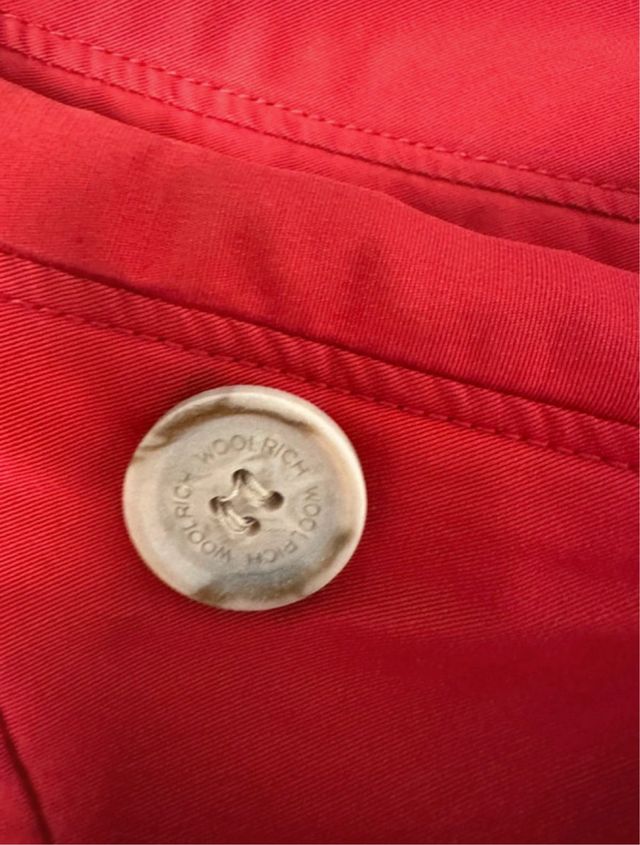 Parka Roja Woolrich Mujer Talla M