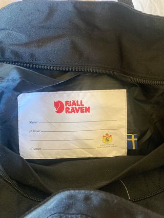 Mochila Fjäll Räven Kånken Negra