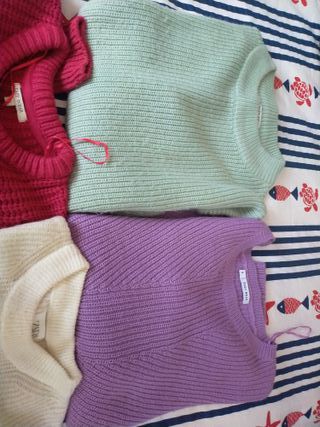 Lote 4 jerséis chica