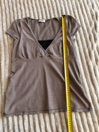 Camiseta premamá rayas