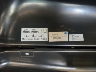 Baúl Cofre Portaequipajes Coche Negro