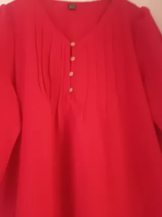 Blusa SHEIN roja talla única