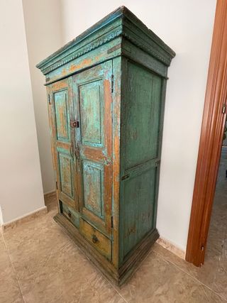 Armario Indio Antiguo Madera