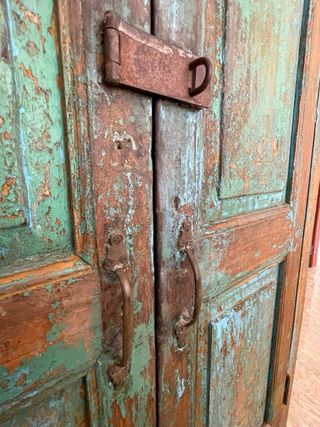 Armario Indio Antiguo Madera