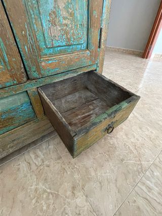 Armario Indio Antiguo Madera