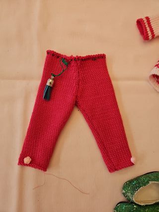 Conjunto Nancy Pantalón Rosa Jersey Cuadros, zapat