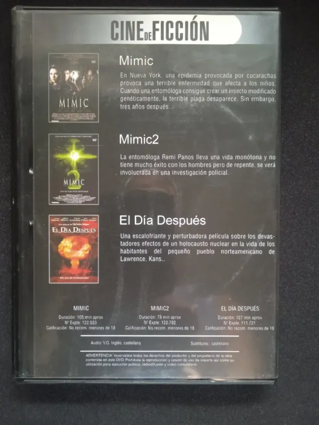 DVD Mimic y The Matador