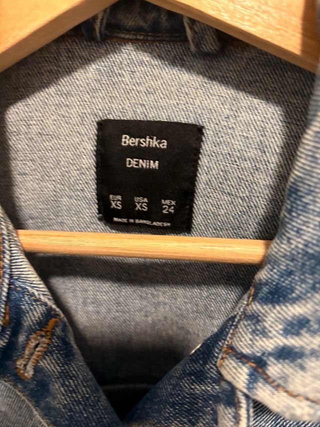 Chaqueta vaquera Bershka oversize mujer T.XS