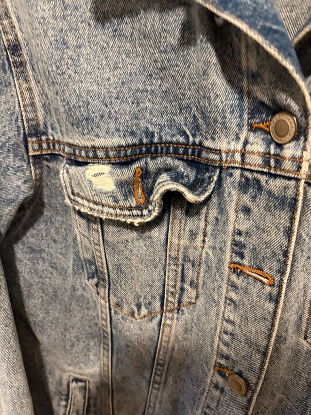 Chaqueta vaquera Bershka oversize mujer T.XS