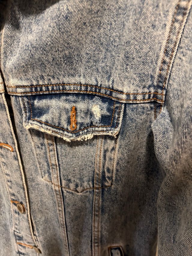 Chaqueta vaquera Bershka oversize mujer T.XS