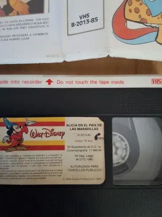 VHS Alicia en el País de las maravillas Primera ed