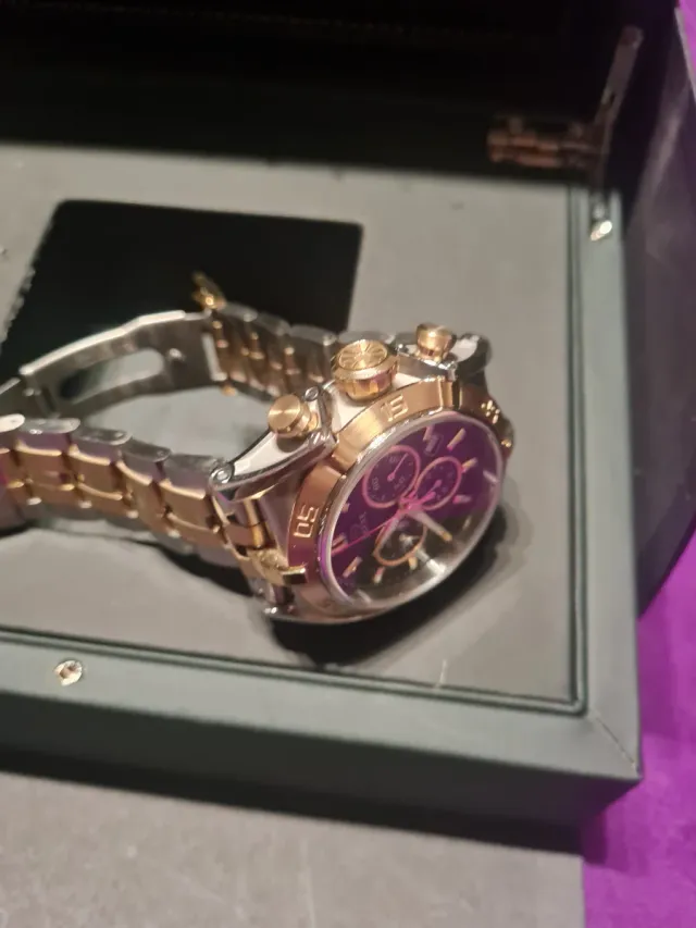 Reloj Jaguar bicolor factura todo