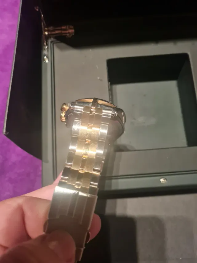 Reloj Jaguar bicolor factura todo