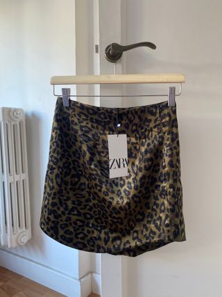 Falda Zara Leopardo