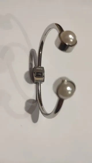 Pulsera Enerby Mujer Perlas Plata