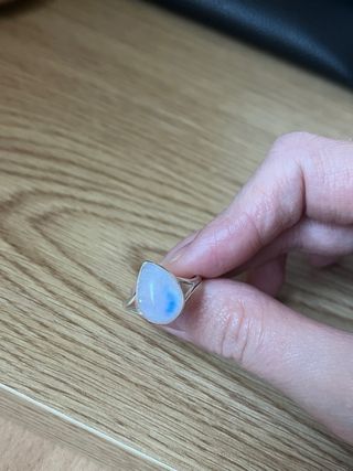 Anillo Plata 925 con Piedra Luna