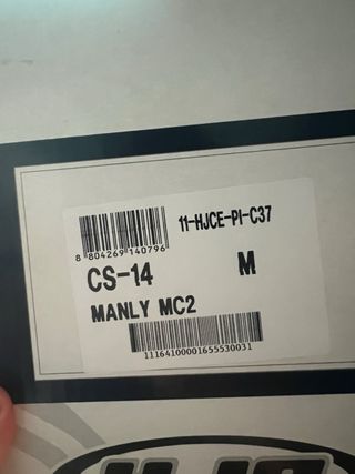 Casco integrale moto HJC blu/bianco