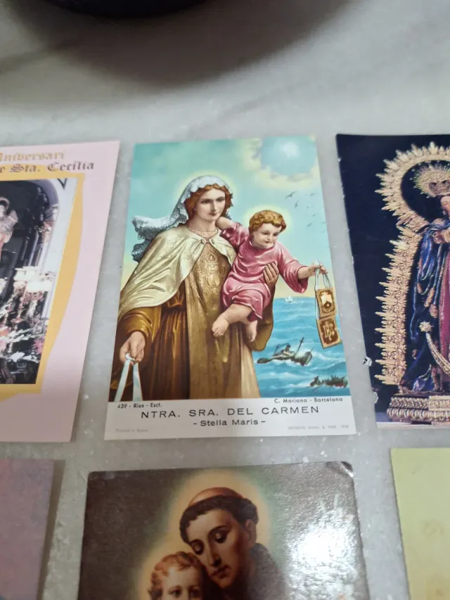 Nueve estampas religiosas. C47