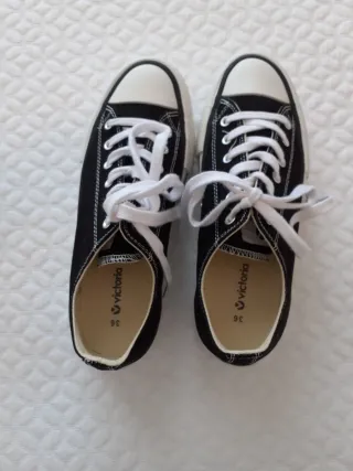 Bambas Victoria Negras Talla 36