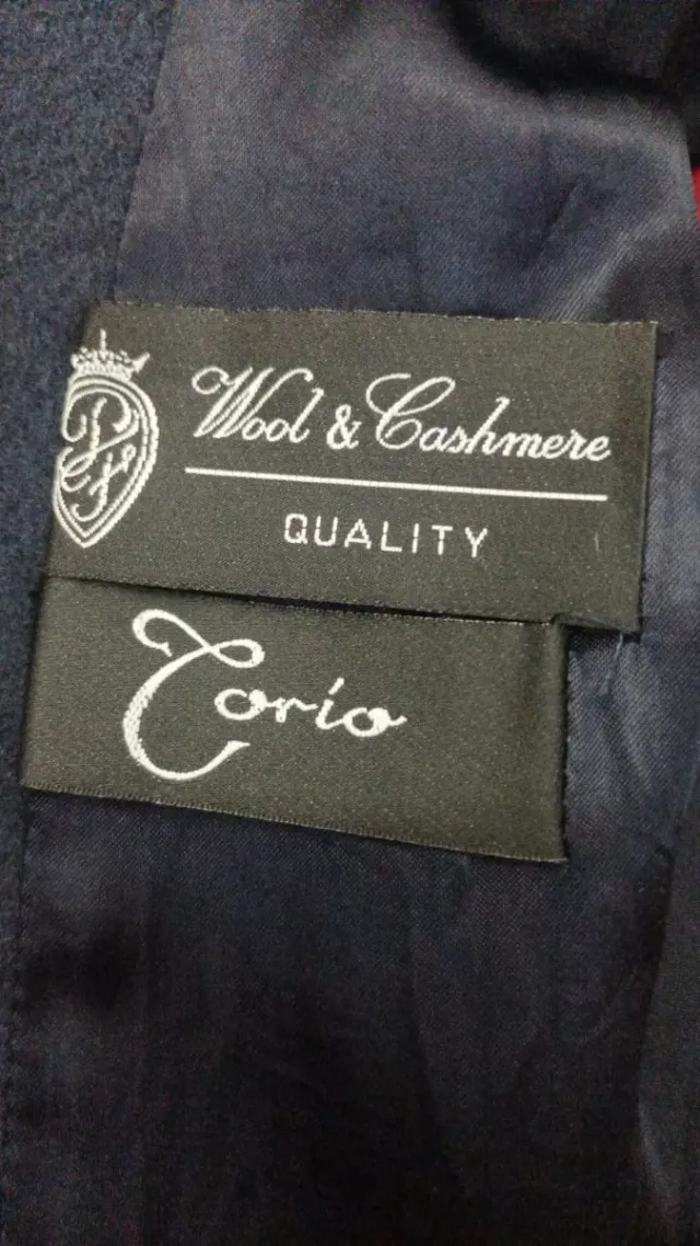 Abrigo azul marino talla 56