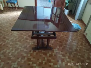 Mesa plegable madera marrón