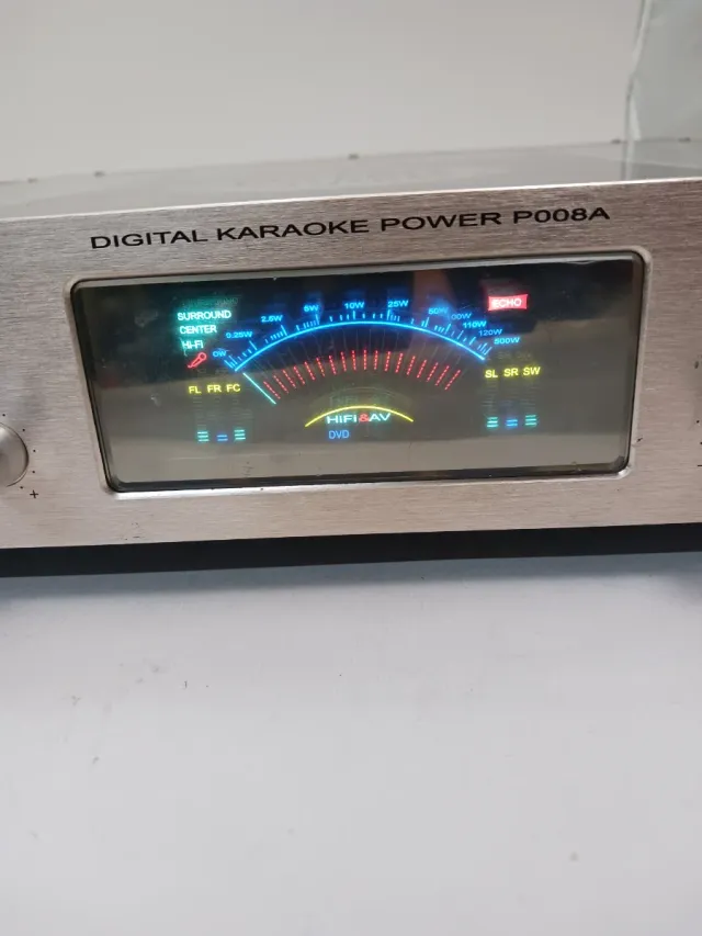 Amplificador Karaoke BOW P006A Plata/Dorado