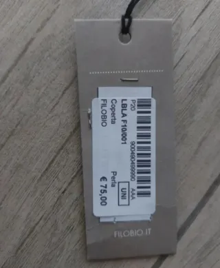 Copertina Filobio lettino bimbo/a nuova