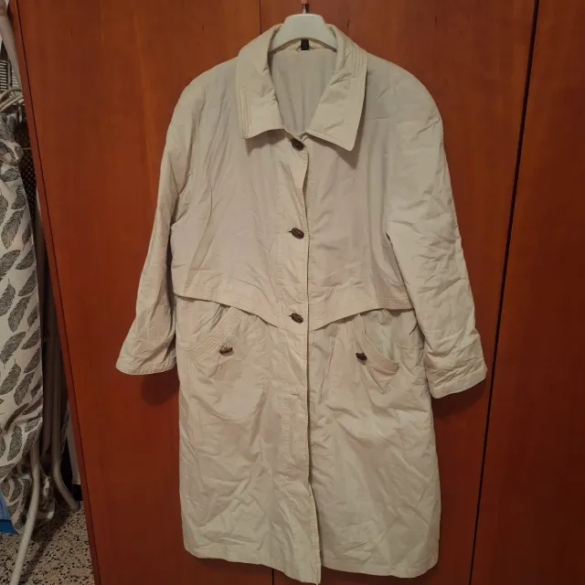 Gabardina Beige Mujer Talla XL