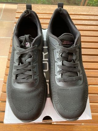 Zapatos Skechers Mujer Negros