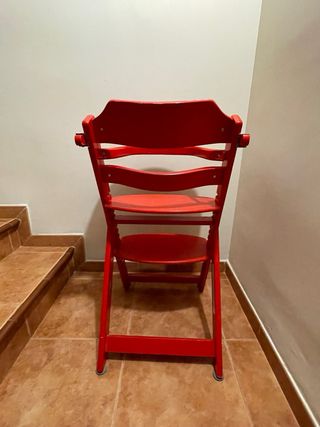 Trona banqueta madera