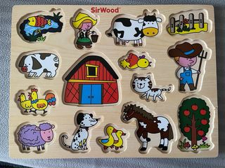 Puzzle in legno fattoria SirWood