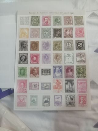 Todos los Sellos de la Peseta