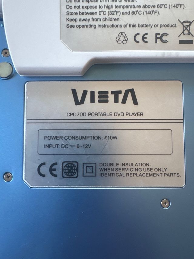 Lettore DVD portatile Vieta CPD70D