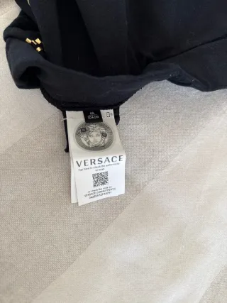 Pantalone tuta Versace nero con Medusa