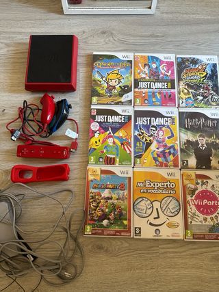 Nintendo Wii Mini + 9 juegos