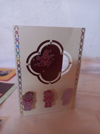 10 Postales Decoupage 3D Hechas a Mano