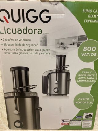 Licuadora QUIGG 800W Acero Inoxidable