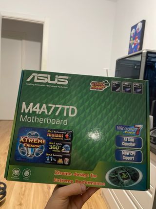 Placa Base ASUS M4A77TD + AMD Athlon II