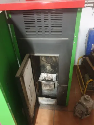 Caldera mixta hueso y pellet