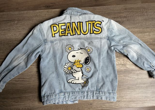 Chaqueta Vaquera Niña Peanuts Snoopy Flores