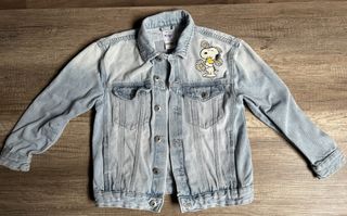 Chaqueta Vaquera Niña Peanuts Snoopy Flores