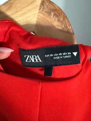 Vestido Zara Rojo