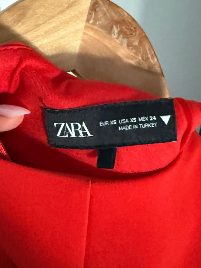 Vestido Zara Rojo