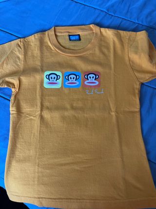 Camiseta Paul Frank Mono Amarillo Talla S