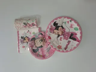 Set Minny 50 pz per feste, compleanni baby shower
